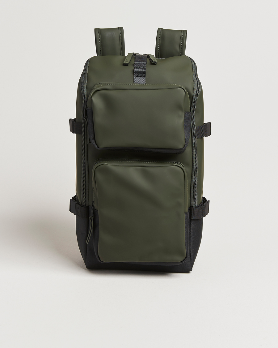 Men | Bags | RAINS | Trail Cargo Backpack Green