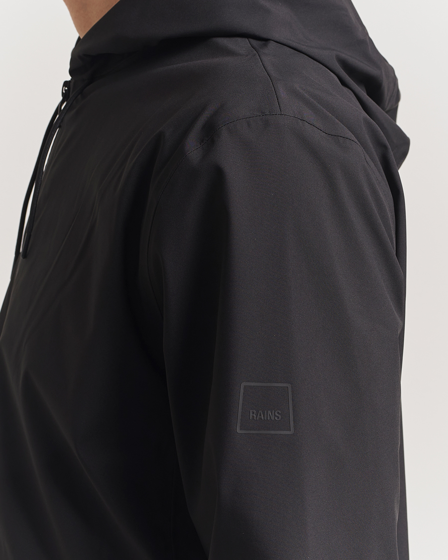 Men | Coats & Jackets | RAINS | Suva Hooded Waterproof Jacket Black