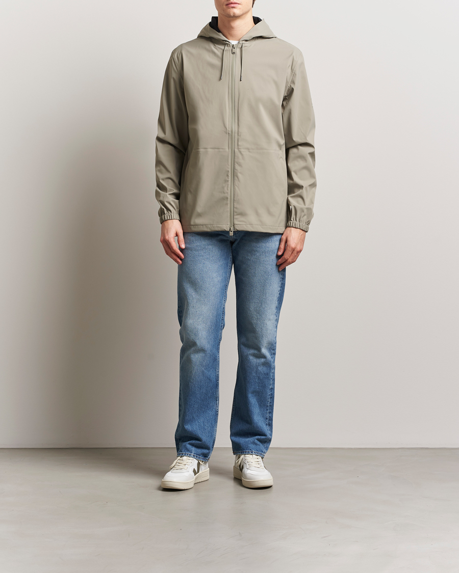 Men | Coats & Jackets | RAINS | Suva Hooded Waterproof Jacket Drift