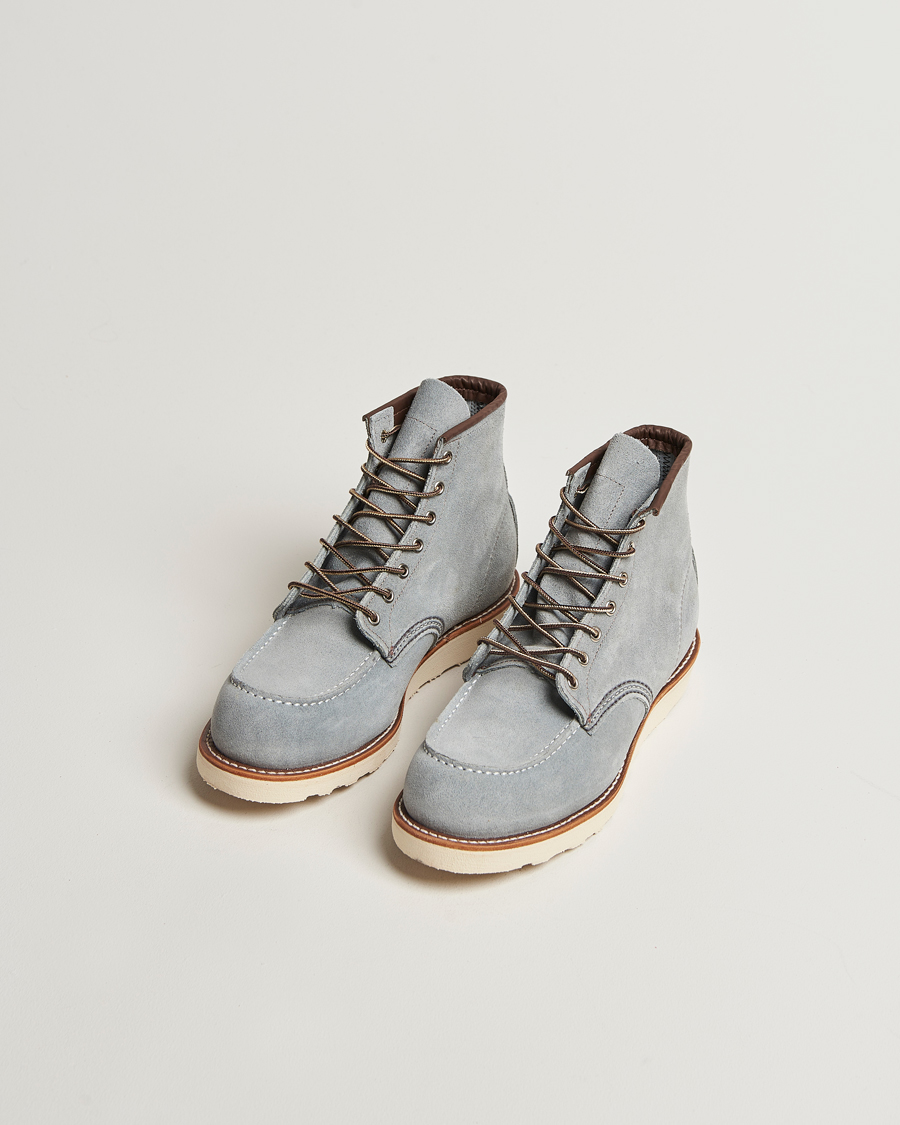 Men | Boots | Red Wing Shoes | Moc Toe Boot Dusty Blue Abilene