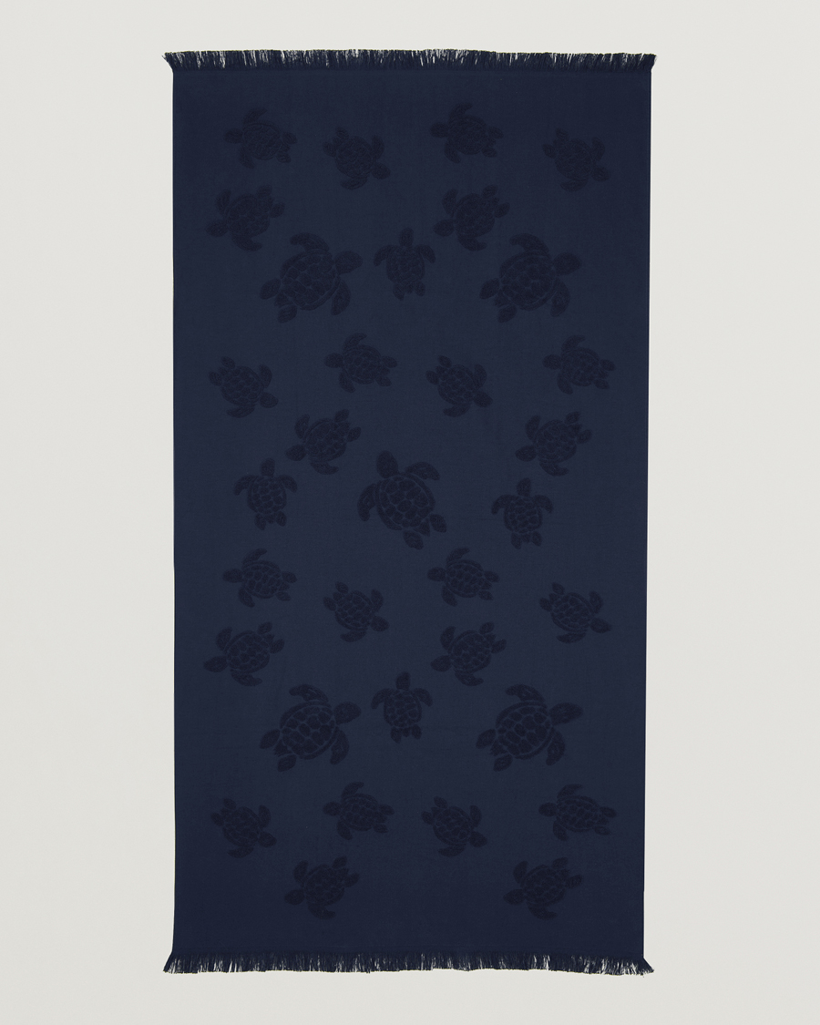Men | Fabrics | Vilebrequin | Santah Organic Cotton Towel Bleu Marine