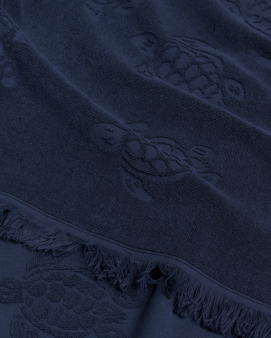 Men | Fabrics | Vilebrequin | Santah Organic Cotton Towel Bleu Marine