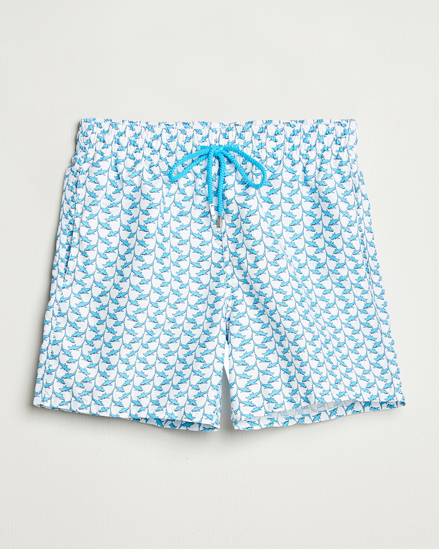 Men | Swimwear | Vilebrequin | Moorea Swimshorts Blanc