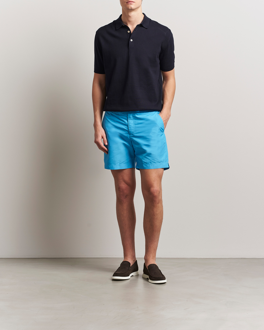 Men | Swimwear | Orlebar Brown | Bulldog Drawcord Swimshorts California Blue