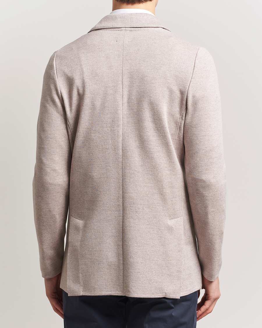 Men | Blazers | Stenströms | Milano Knitted Blazer Beige