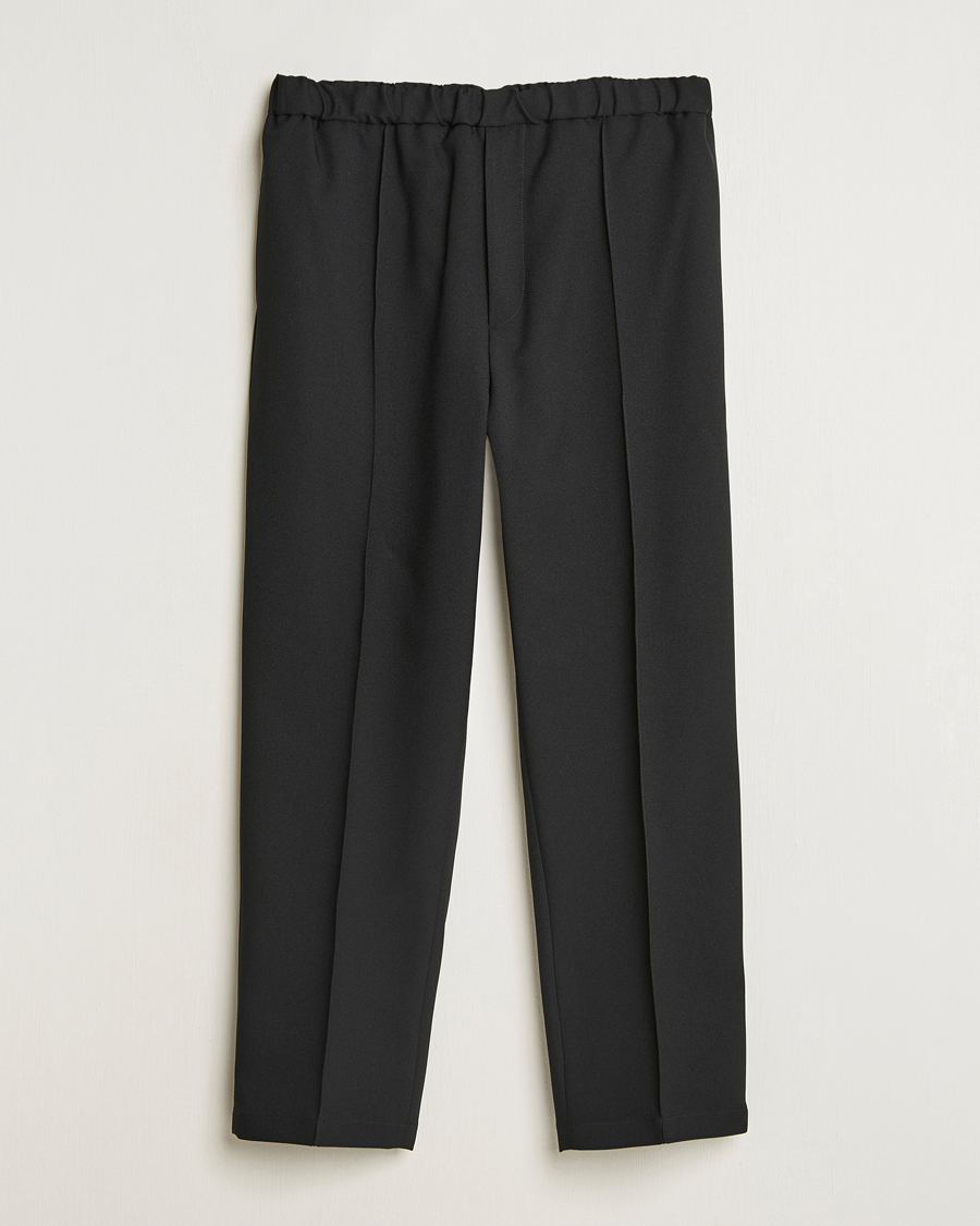 Men | Trousers | Jil Sander | Regular Fit Gabardine Trousers Black