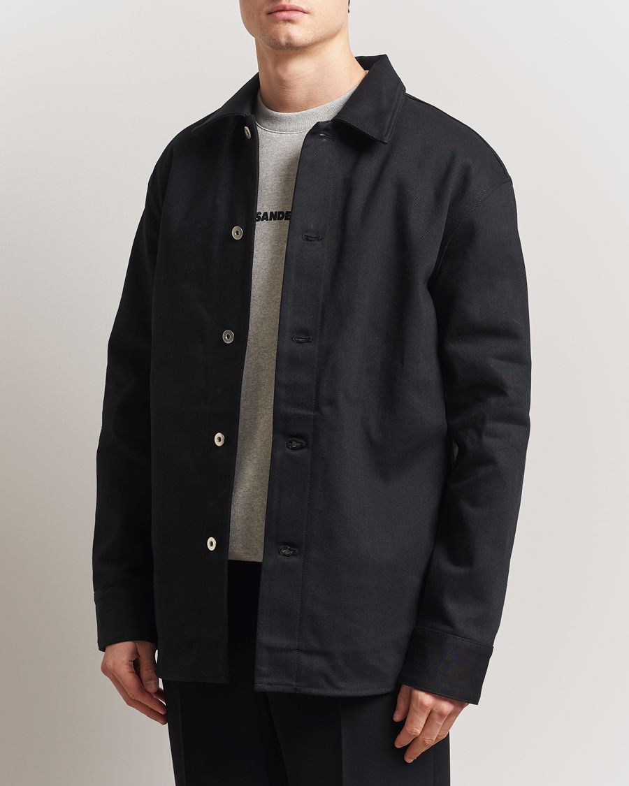 Men | Coats & Jackets | Jil Sander | Denim Shirt Jacket Black