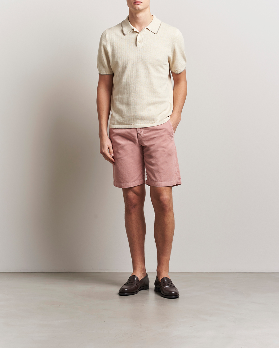 Men | Shorts | Massimo Alba | Vela Baby Corduroy Shorts Pink