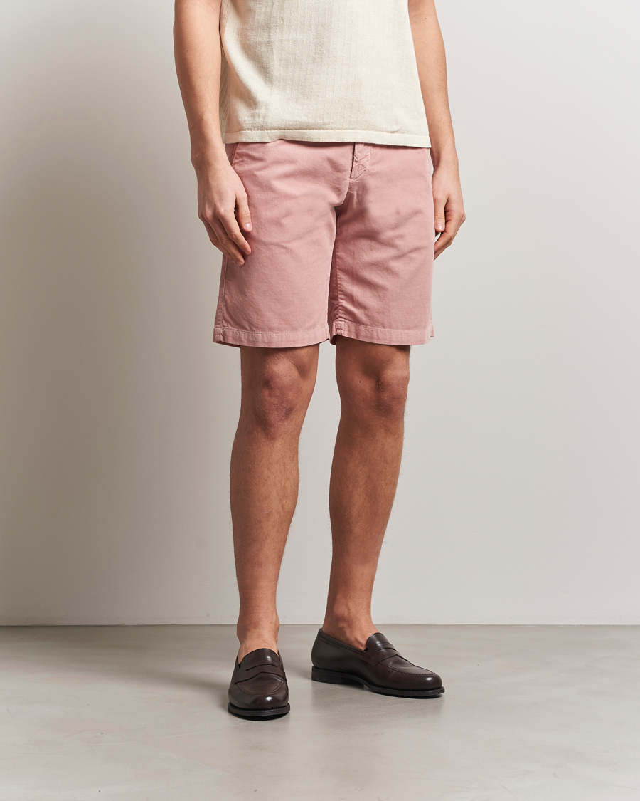 Men | Shorts | Massimo Alba | Vela Baby Corduroy Shorts Pink