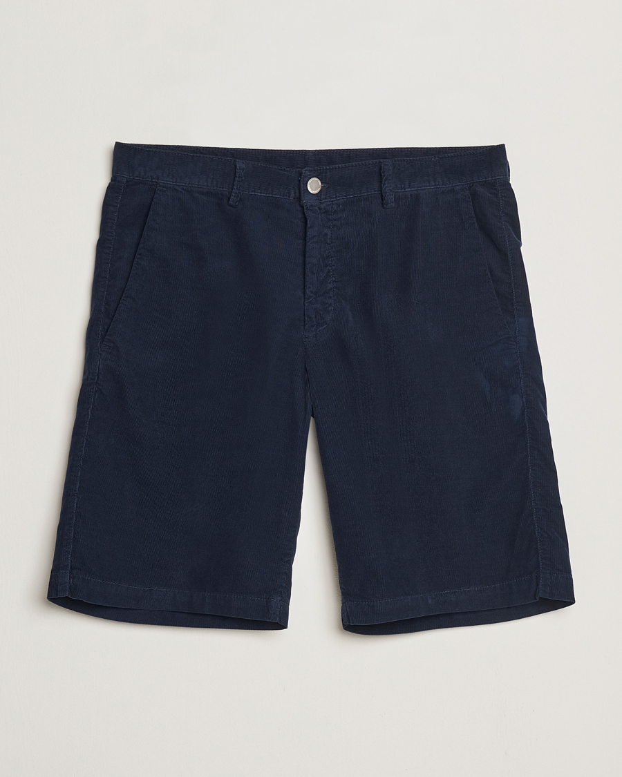 Men | Shorts | Massimo Alba | Vela Baby Corduroy Shorts Navy