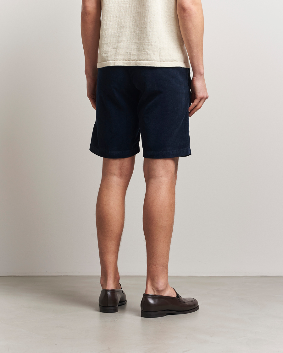 Men | Shorts | Massimo Alba | Vela Baby Corduroy Shorts Navy