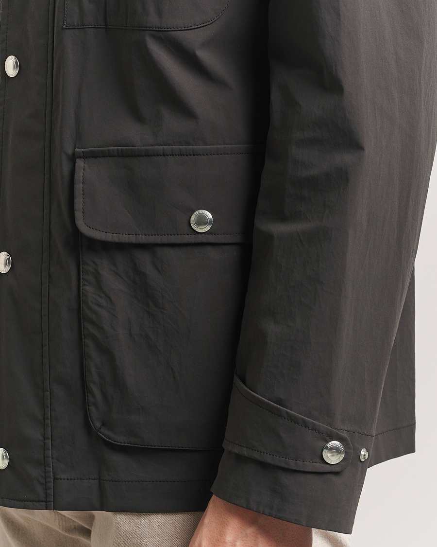 Men | Coats & Jackets | Brunello Cucinelli | Peach Cotton Field Jacket Dark Brown