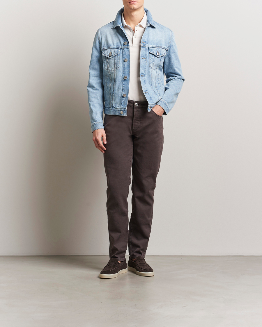 Men | Coats & Jackets | Brunello Cucinelli | Denim Jacket Light Blue