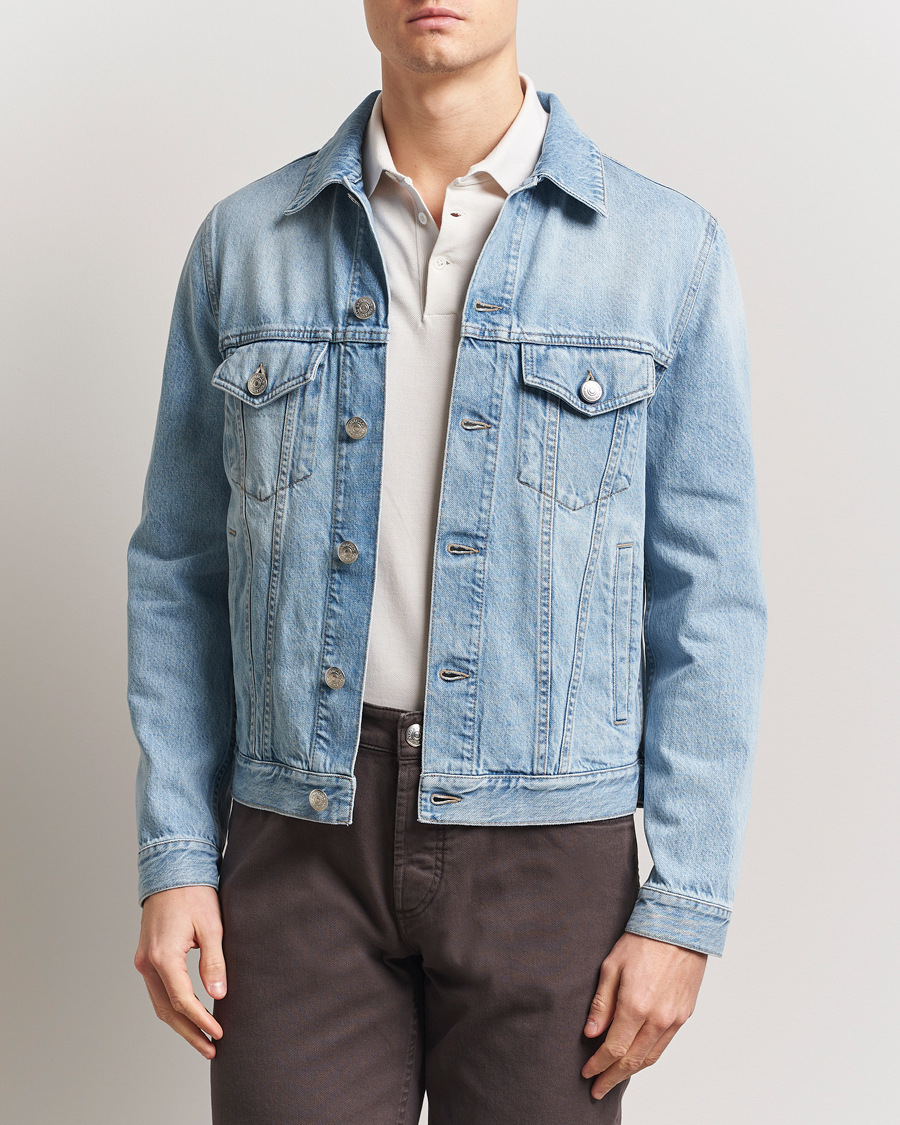 Men | Coats & Jackets | Brunello Cucinelli | Denim Jacket Light Blue