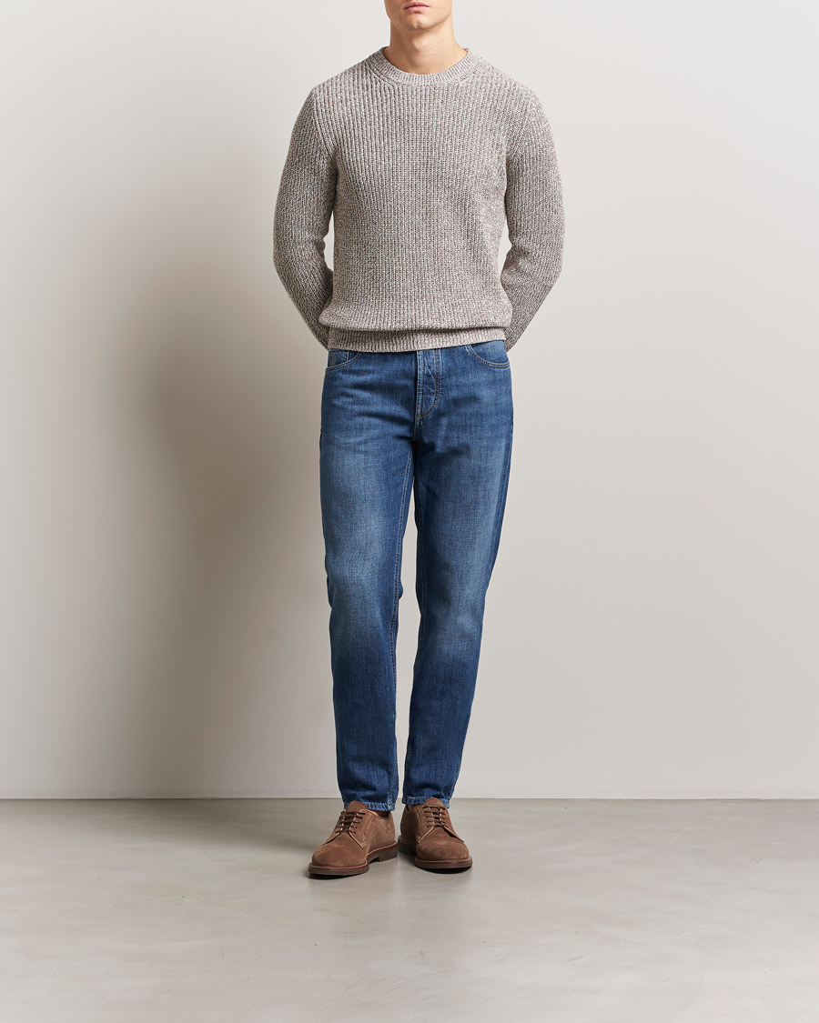 Men | Jeans | Brunello Cucinelli | Traditional Fit Jeans Blue Wash