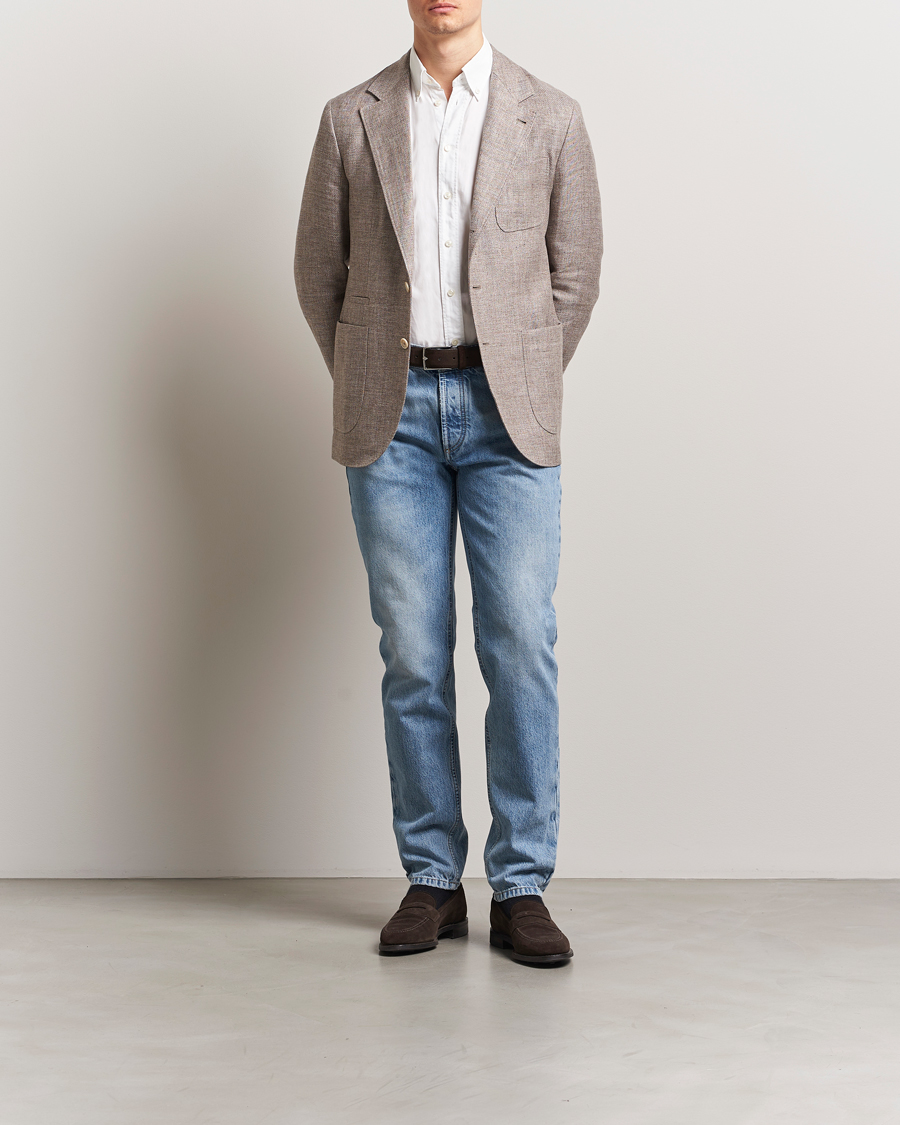 Men | Jeans | Brunello Cucinelli | Traditional Fit Jeans Light Denim