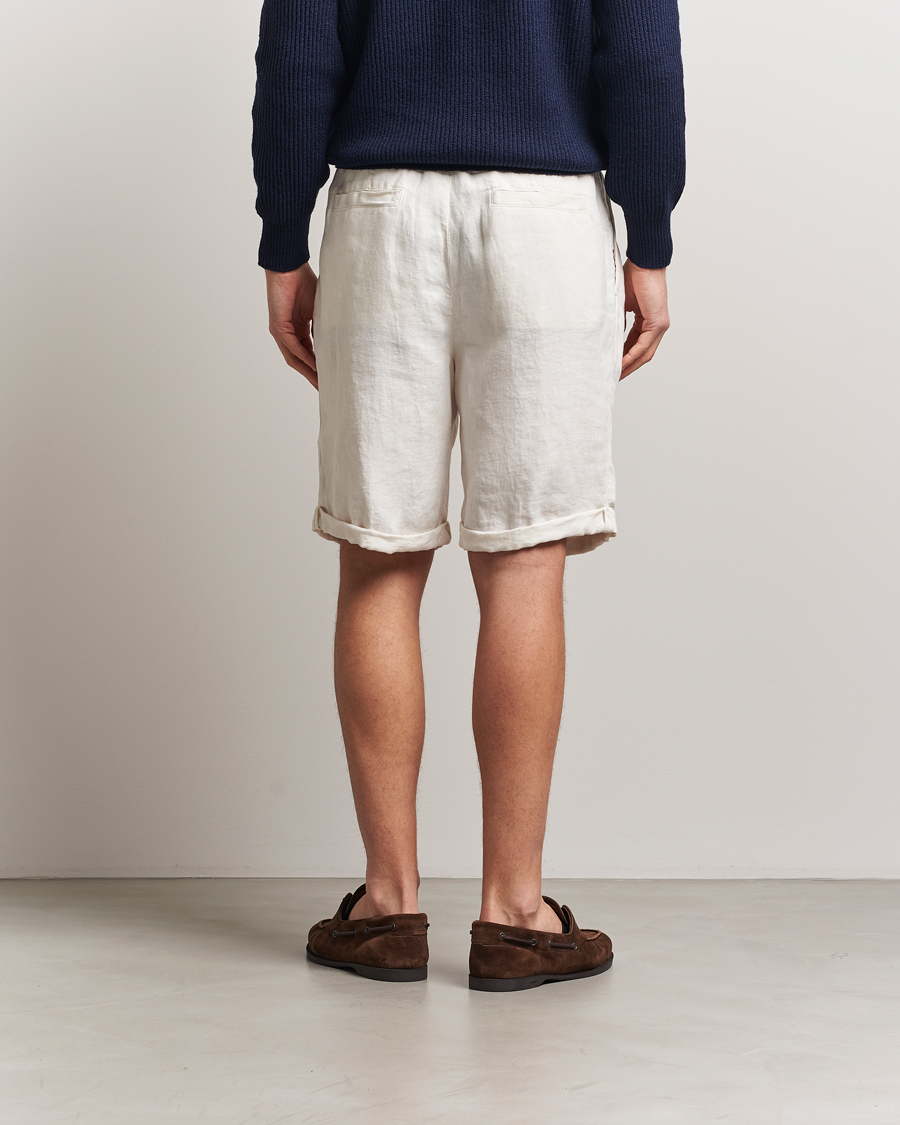 Men | Shorts | Brunello Cucinelli | Drawstring Shorts Off White