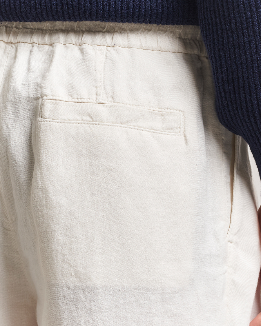 Men | Shorts | Brunello Cucinelli | Drawstring Shorts Off White