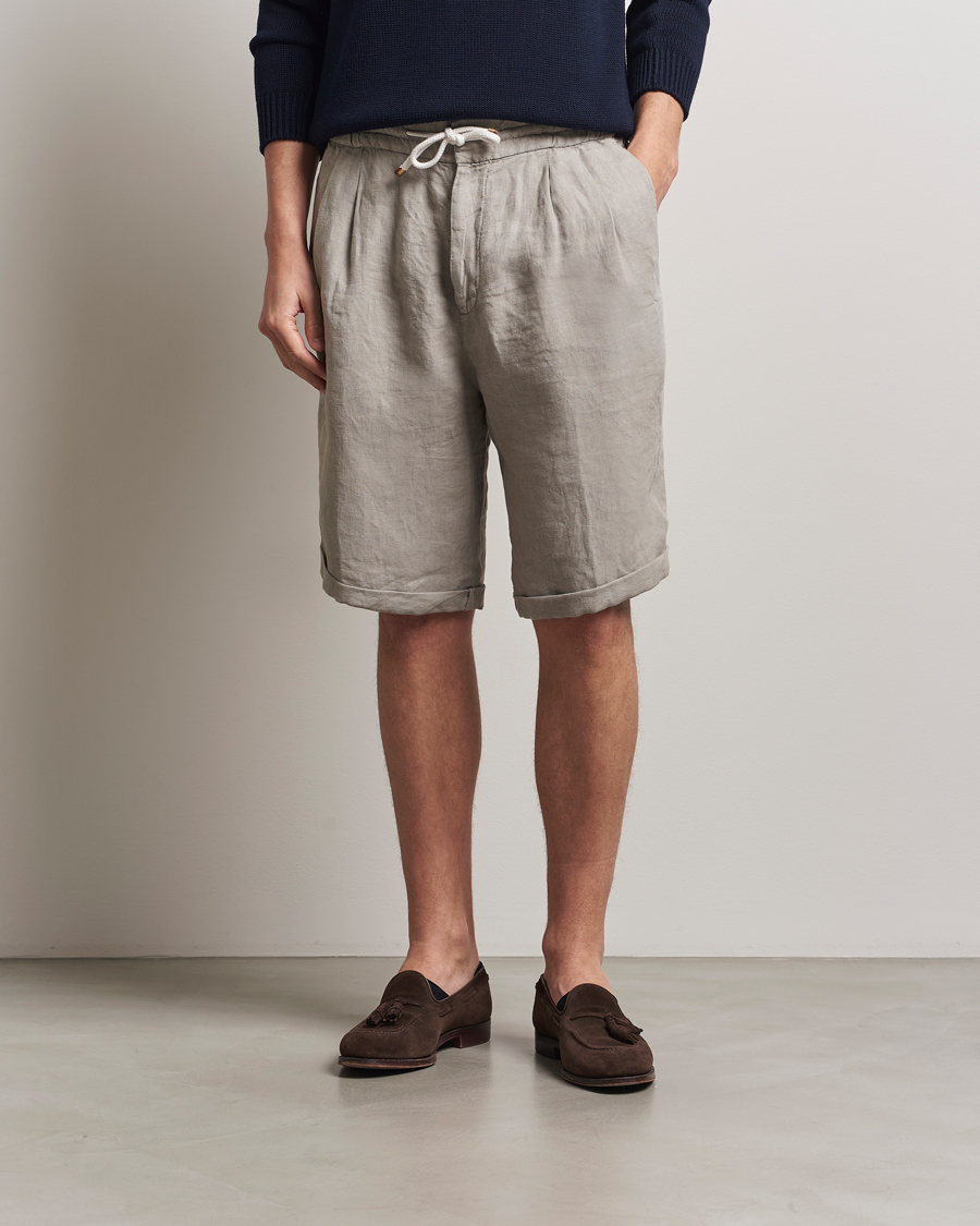 Men | Shorts | Brunello Cucinelli | Drawstring Shorts Khaki