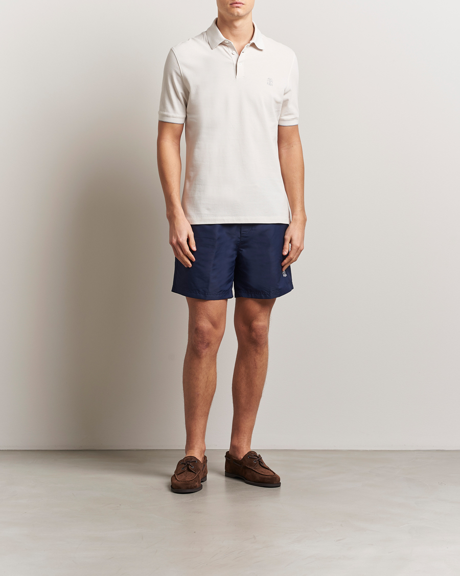Men | Swimwear | Brunello Cucinelli | Nylon Swim Trunks Navy