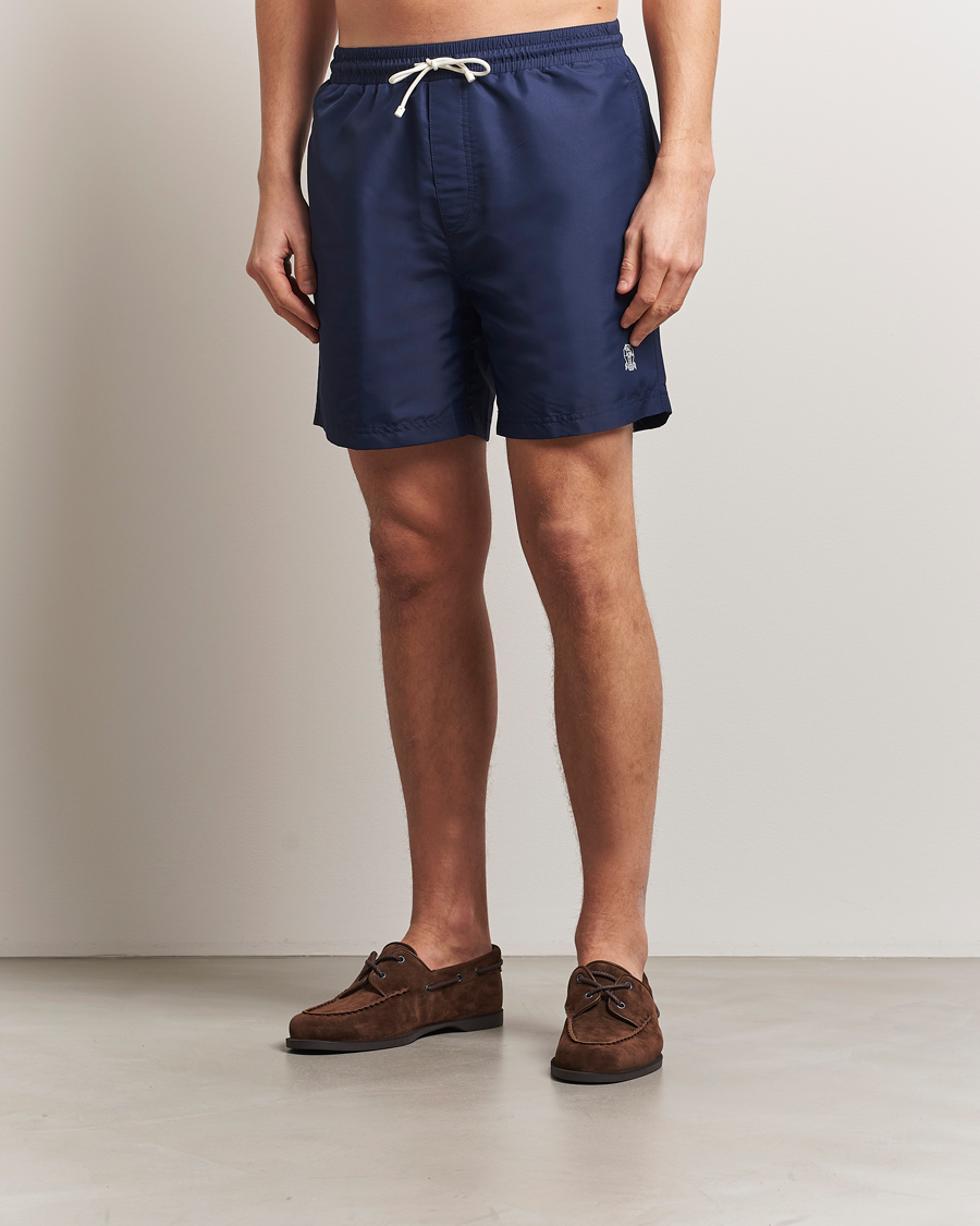 Men | Swimwear | Brunello Cucinelli | Nylon Swim Trunks Navy