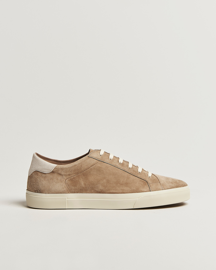 Men | Sneakers | Brunello Cucinelli | Low Top Sneakers Beige Suede