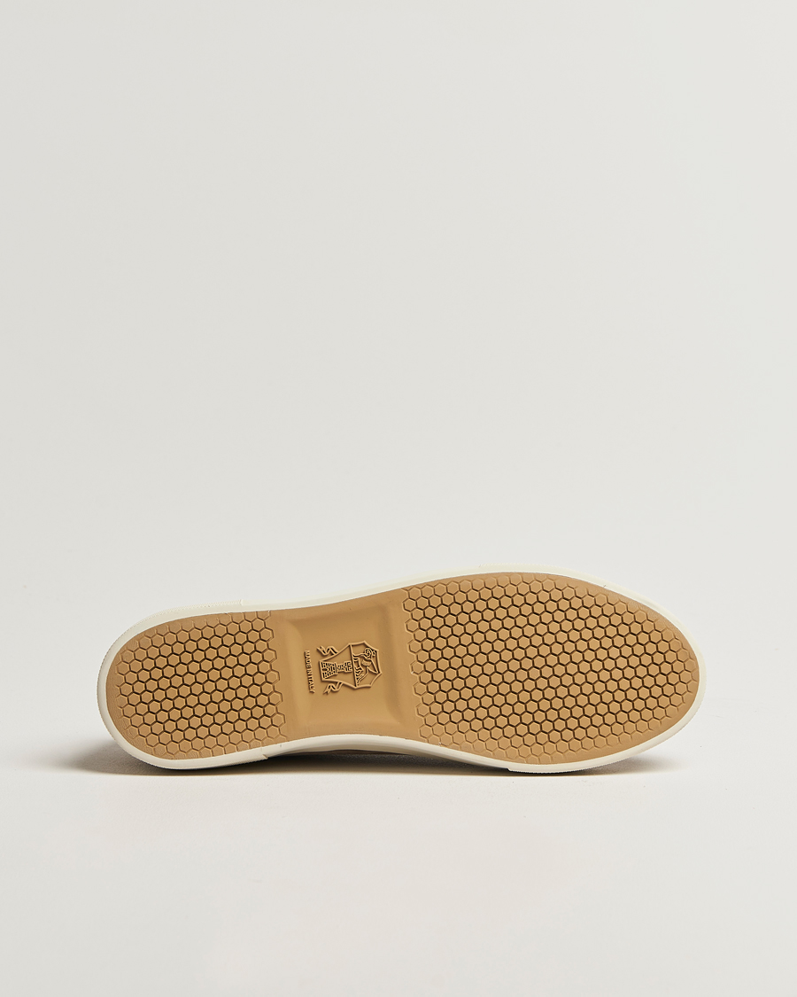 Men | Sneakers | Brunello Cucinelli | Low Top Sneakers Beige Suede