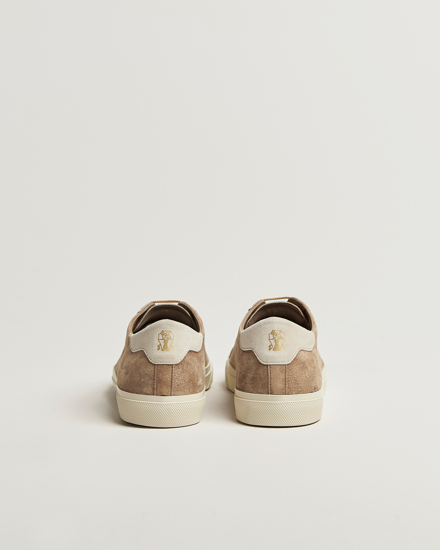 Men | Sneakers | Brunello Cucinelli | Low Top Sneakers Beige Suede