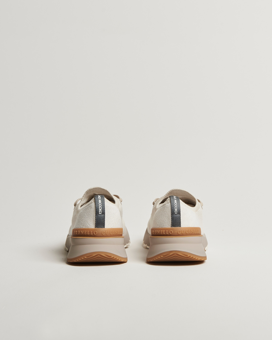 Men | Sneakers | Brunello Cucinelli | Mesh Running Sneakers Beige