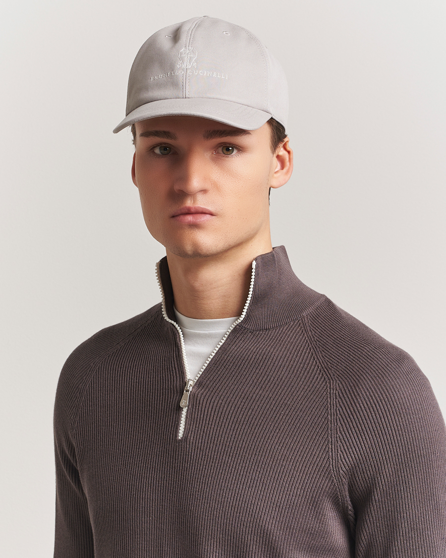 Men | Hats & Caps | Brunello Cucinelli | Cotton Baseball Cap Beige