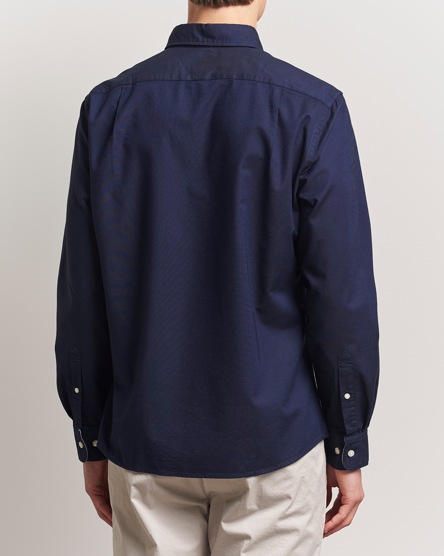 Men | Shirts | Charles Tyrwhitt | Button Down Stretch Oxford Shirt Ink Blue