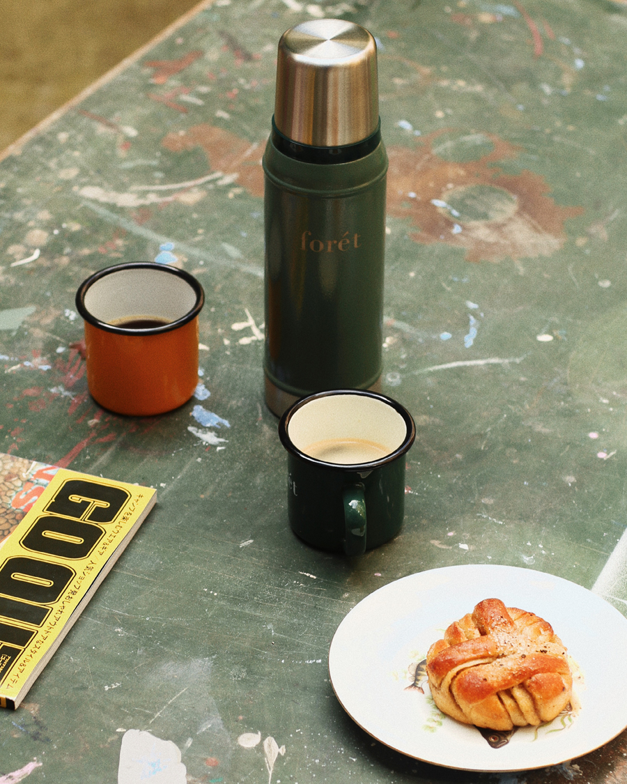 Men | Outdoor living | Forét | x Stanley Bottle 0,75L Army