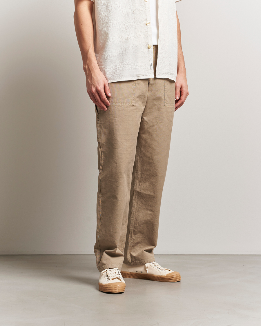 Men | Trousers | Forét | Sienna Workwear Pants Khaki