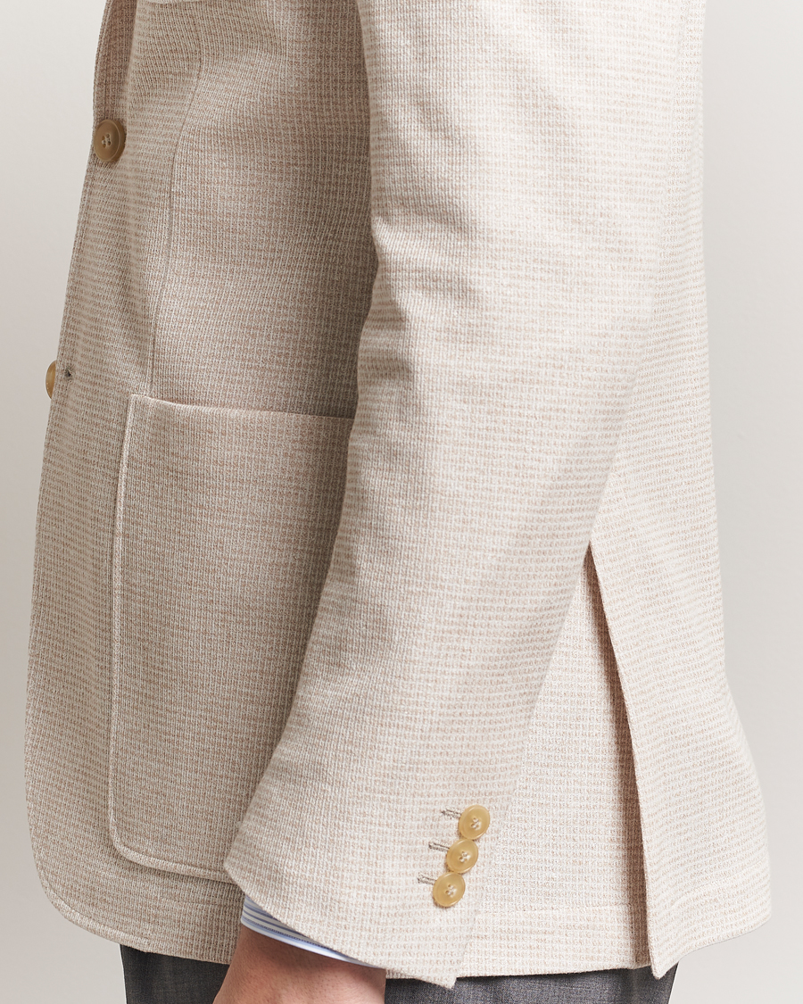Men | Blazers | Canali | Structured Jersey Blazer Light Beige
