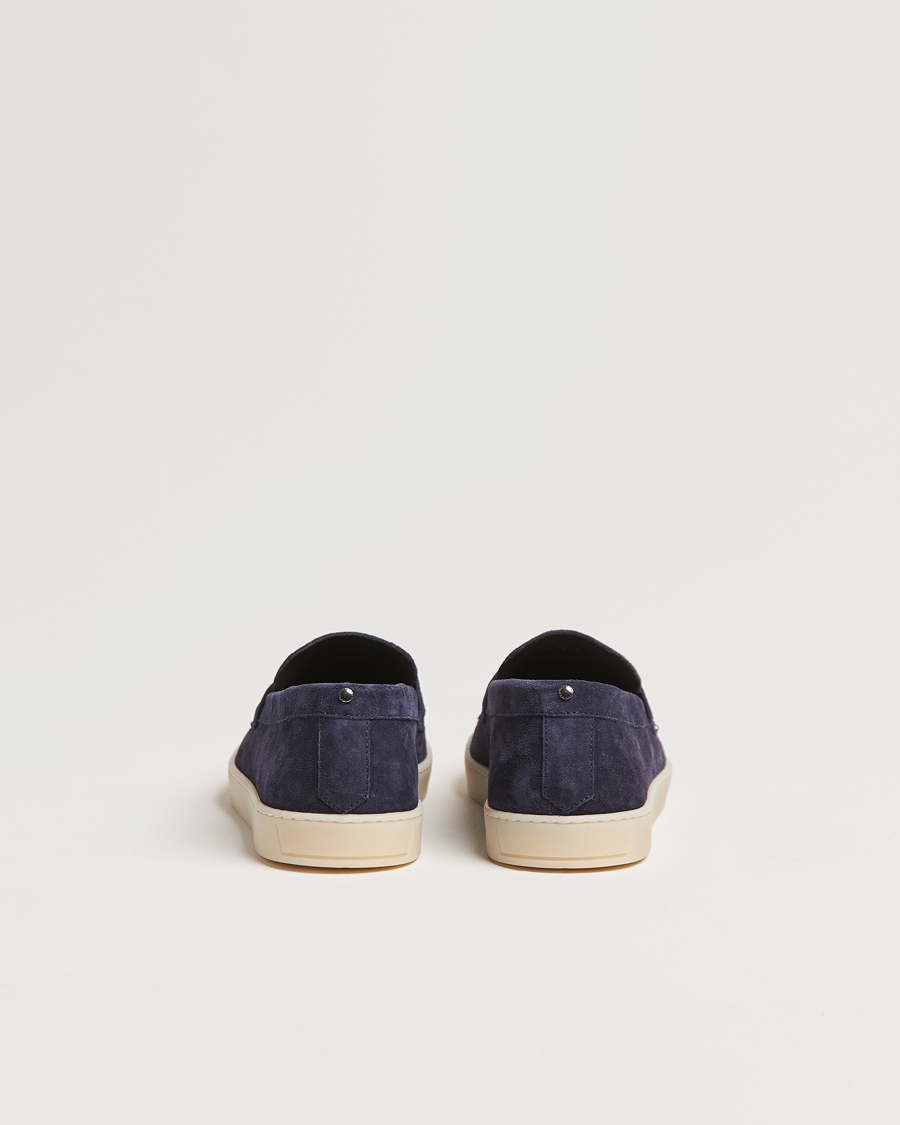 Men | Loafers | Canali | Summer Loafers Navy