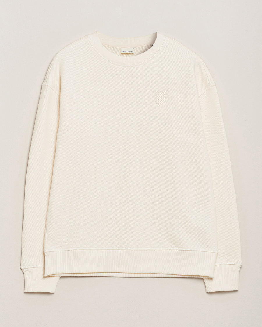 Men | Sweaters & Knitwear | KnowledgeCotton Apparel | Heavy Sweatshirt Eggret