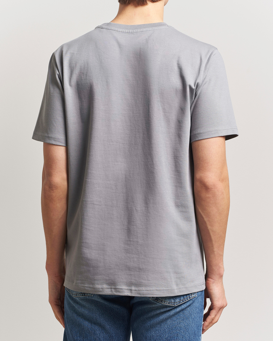 Men | T-Shirts | KnowledgeCotton Apparel | Loake Badge T-Shirt Grey