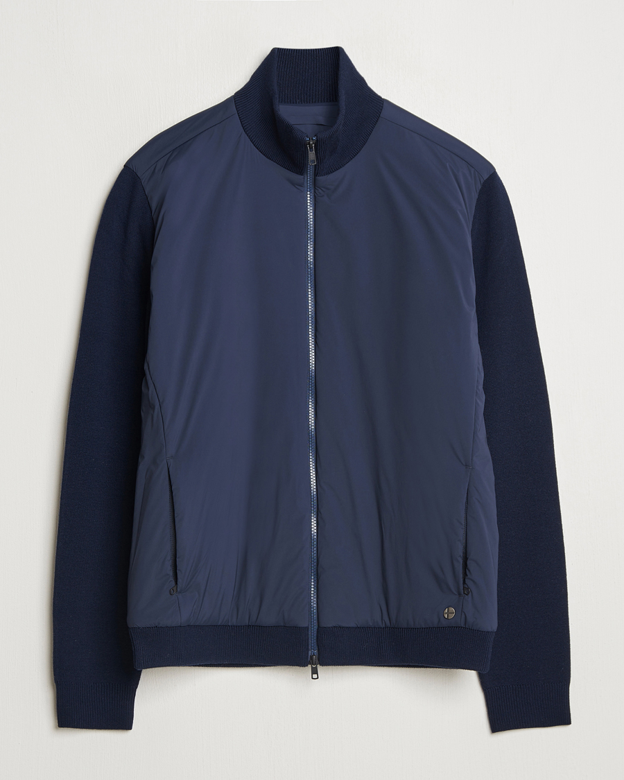 Men | Coats & Jackets | Scandinavian Edition | Leeway Hybrid Jacket Navy Blue