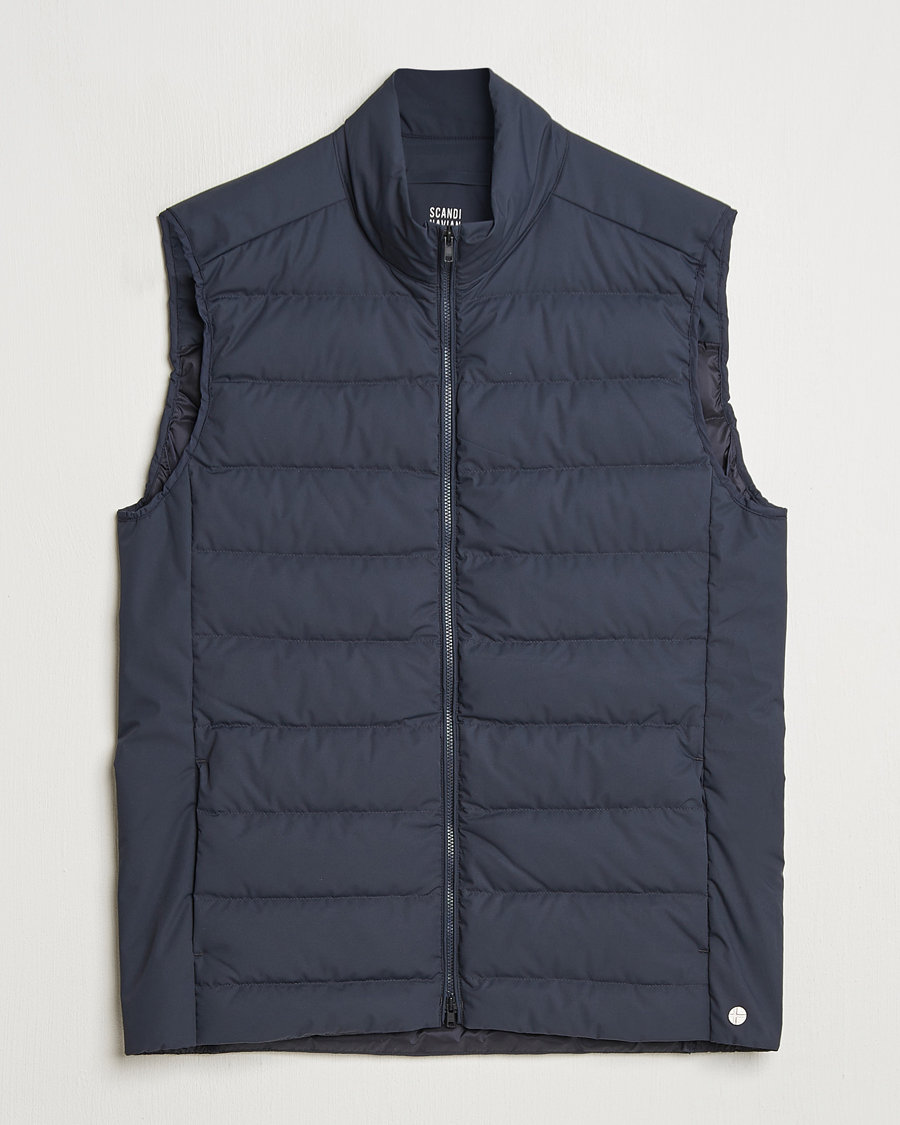 Men | Gilets | Scandinavian Edition | Ratio II Down Padded Vest Midnight Blue