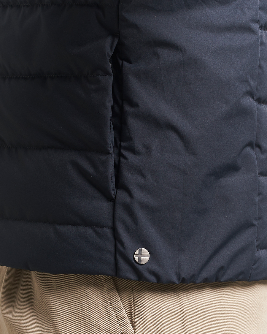 Men | Gilets | Scandinavian Edition | Ratio II Down Padded Vest Midnight Blue