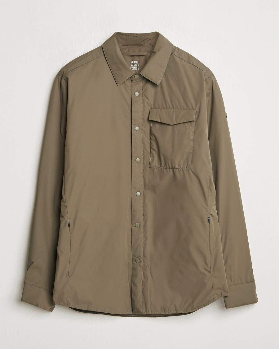 Men | Coats & Jackets | Scandinavian Edition | Trip Water-Resistant Shirt Jacket Major Brown