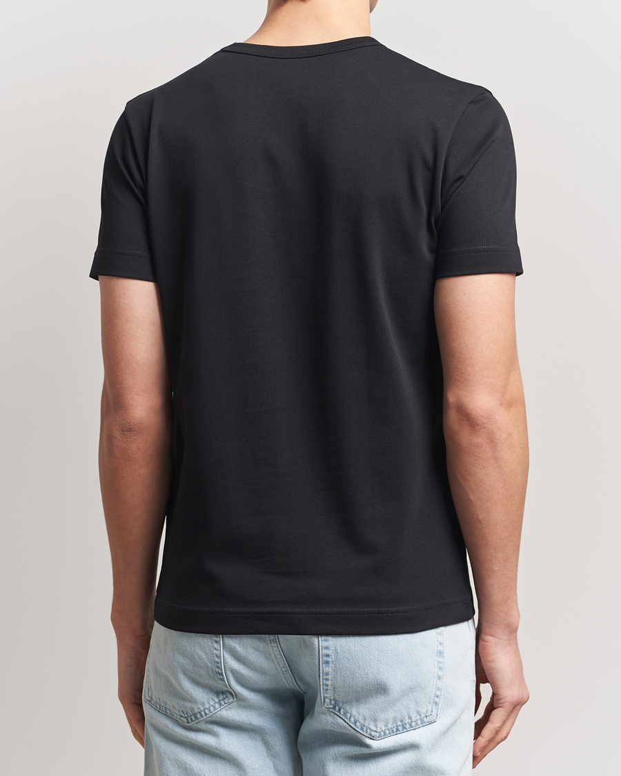 Men | T-Shirts | Sunspel | Single Jersey Supima Cotton T-Shirt Black