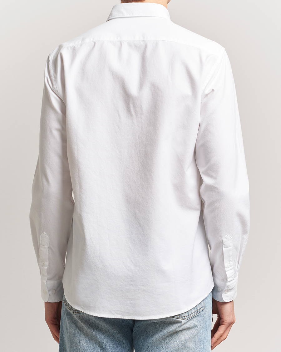 Men | Shirts | Sunspel | Oxford Button Down Shirt White