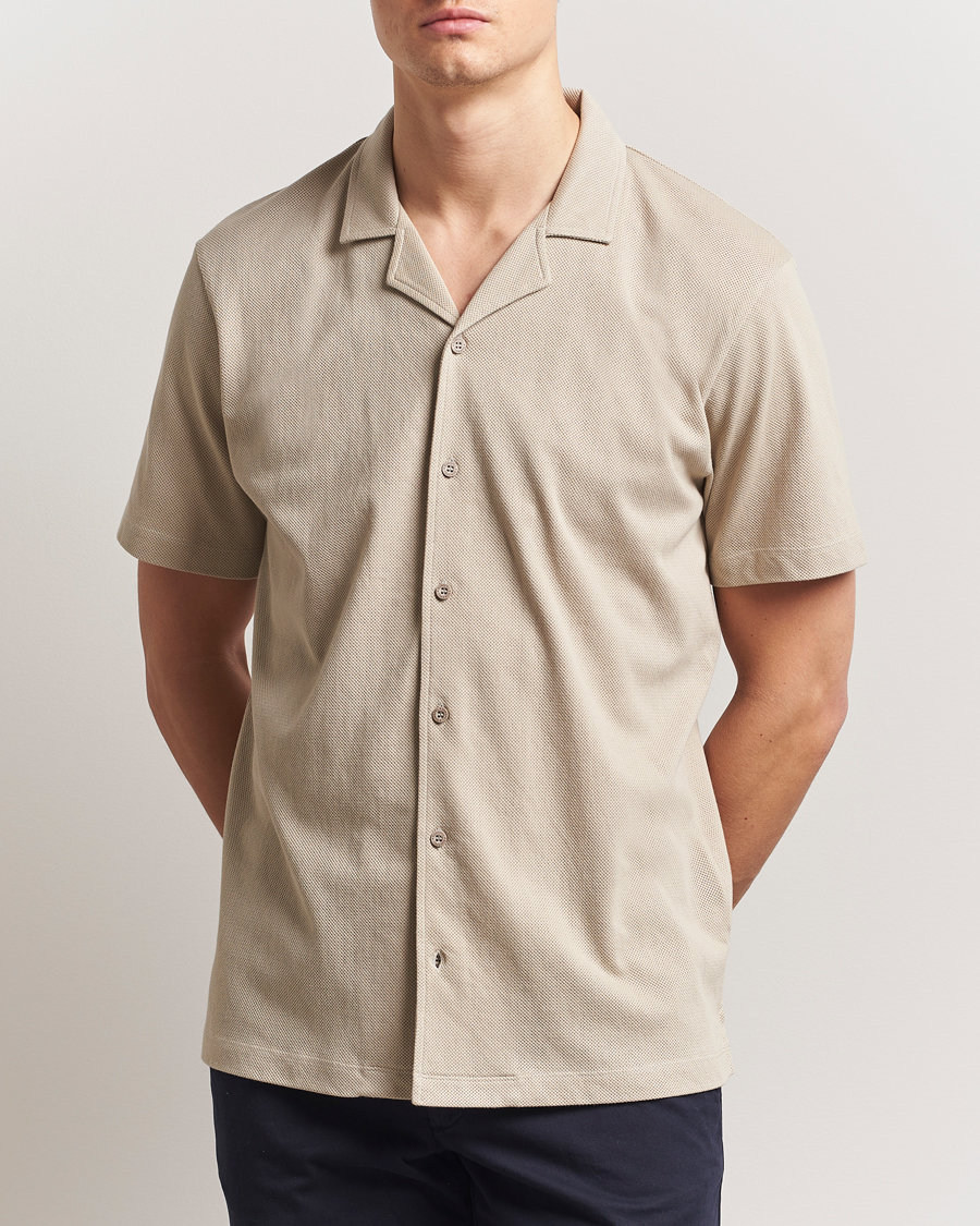 Men | Shirts | Sunspel | Riviera Resort Shirt Ash Grey