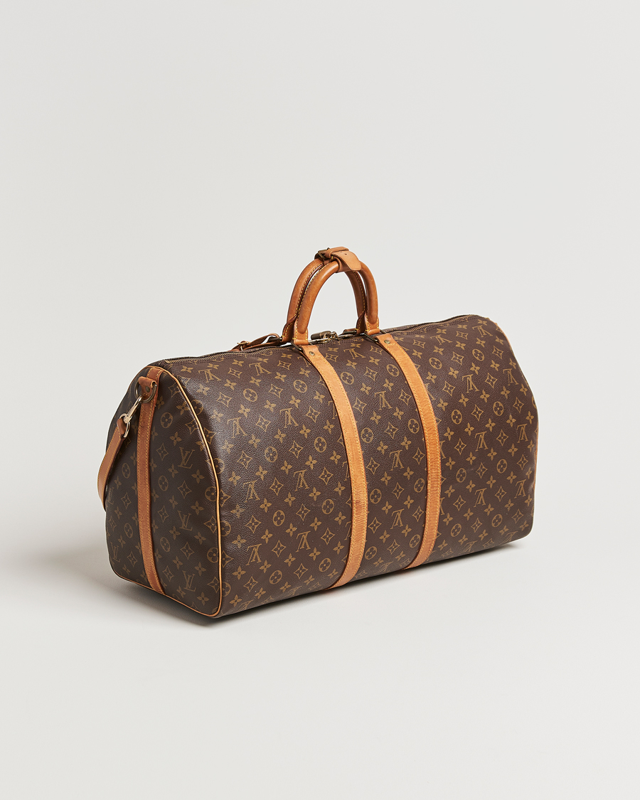 Men | Louis Vuitton Pre-Owned Keepall Bandoulière 55 Monogram | Louis Vuitton Pre-Owned | Keepall Bandoulière 55 Monogram