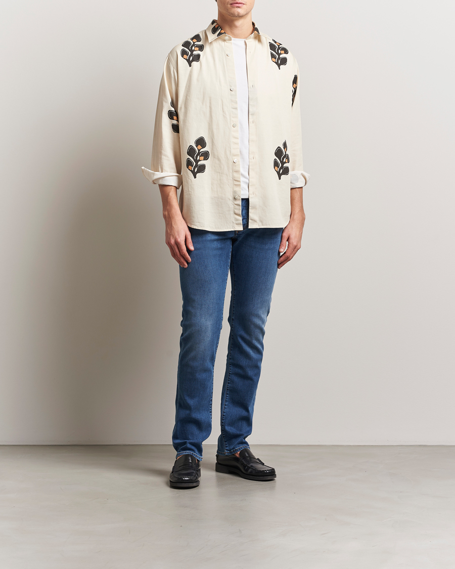 Men | Jeans | Jacob Cohën | Nick Slim Fit Stretch Jeans Mid Blue
