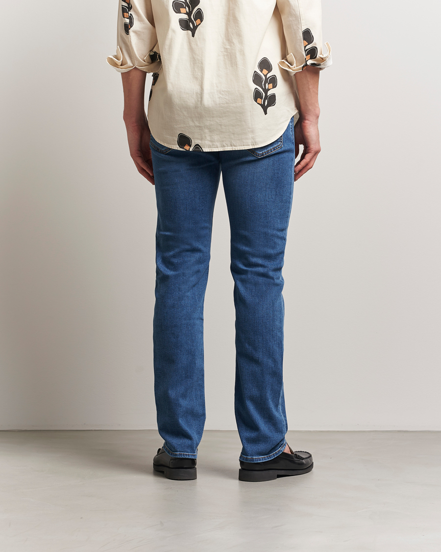 Men | Jeans | Jacob Cohën | Nick Slim Fit Stretch Jeans Mid Blue