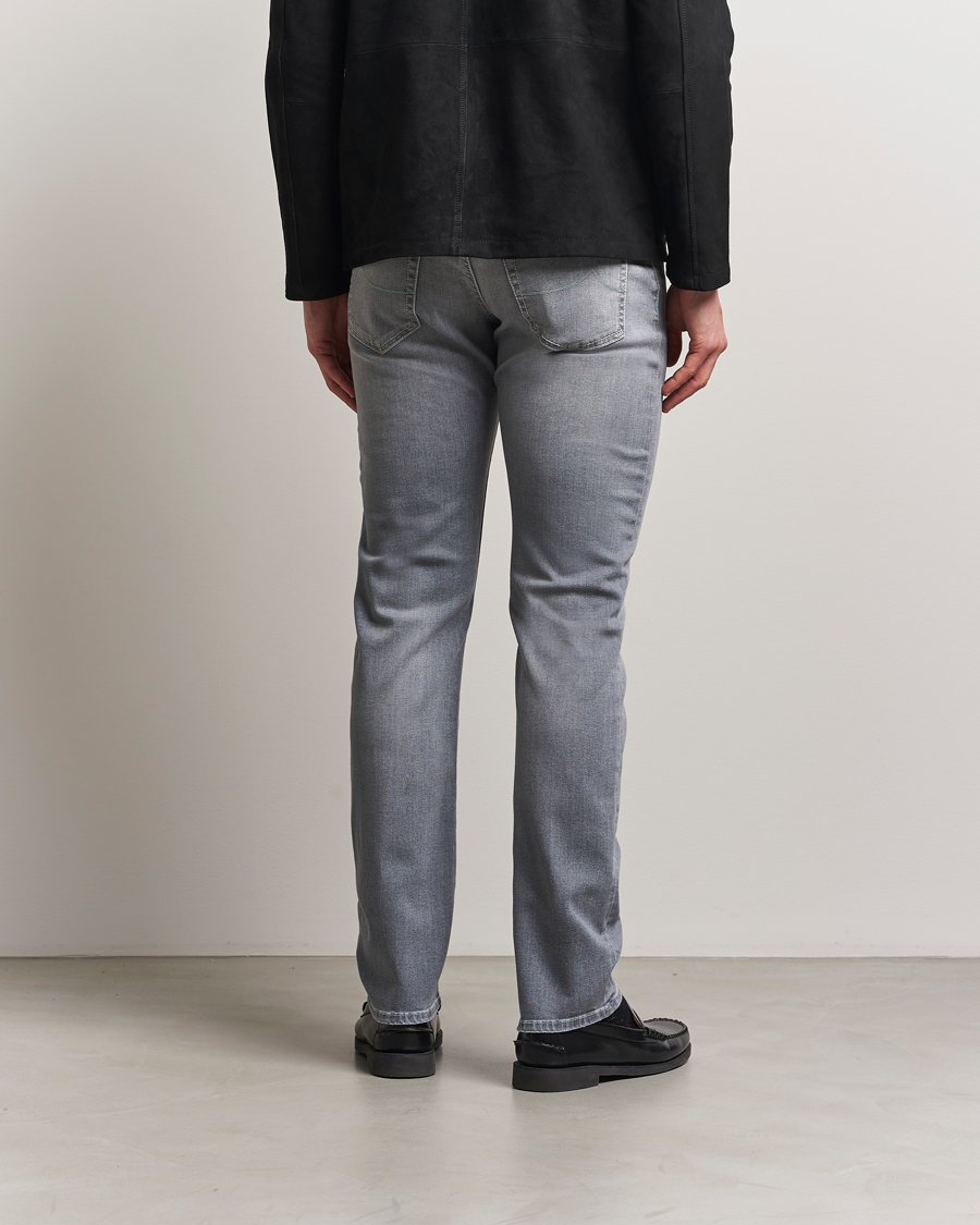 Men | Jeans | Jacob Cohën | Nick Slim Fit Stretch Jeans Light Grey