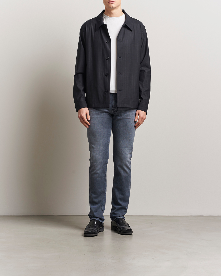 Men | Jeans | Jacob Cohën | Bard Slim Fit Stretch Jeans Mid Grey