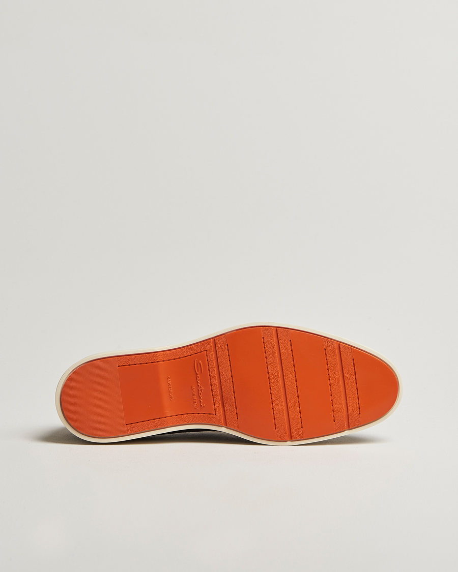Men | Loafers | Santoni | Detroit Loafers Black Suede